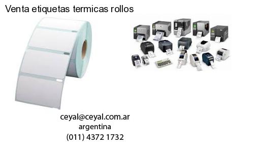 Venta etiquetas termicas rollos