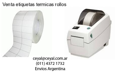 Venta etiquetas termicas rollos