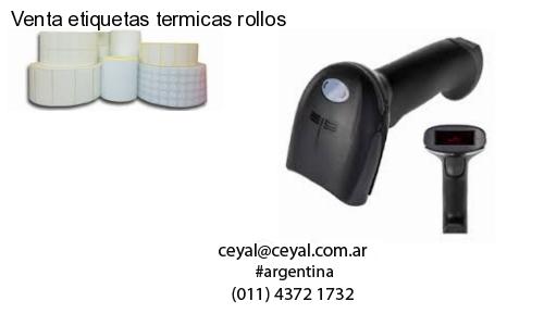 Venta etiquetas termicas rollos