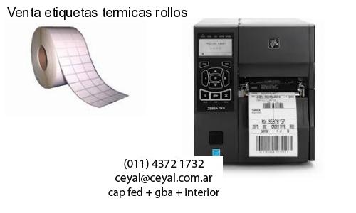 Venta etiquetas termicas rollos