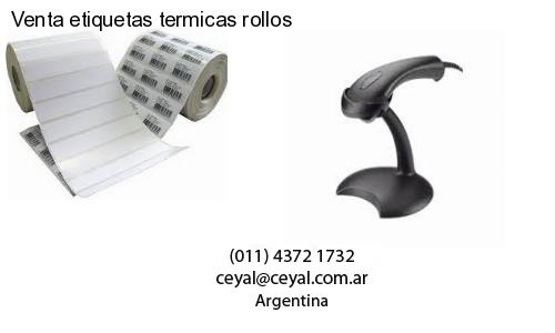 Venta etiquetas termicas rollos