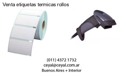 Venta etiquetas termicas rollos