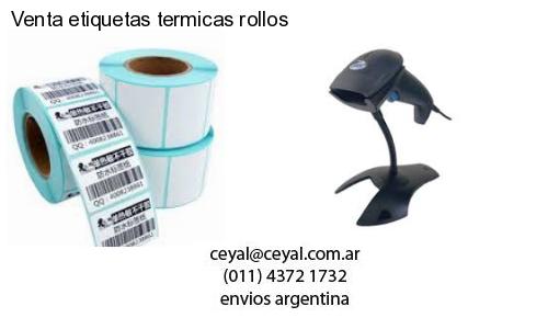 Venta etiquetas termicas rollos