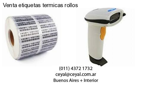 Venta etiquetas termicas rollos