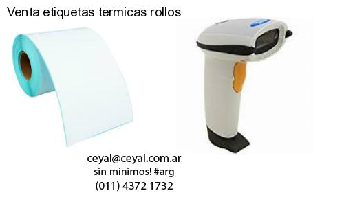 Venta etiquetas termicas rollos