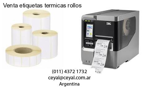 Venta etiquetas termicas rollos