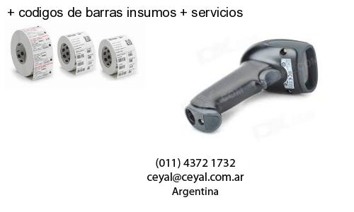   codigos de barras insumos   servicios