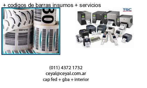   codigos de barras insumos   servicios