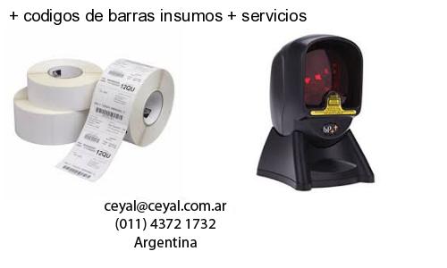 codigos de barras insumos servicios