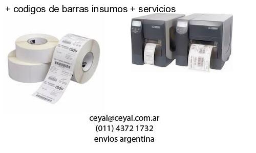   codigos de barras insumos   servicios