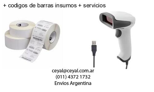   codigos de barras insumos   servicios
