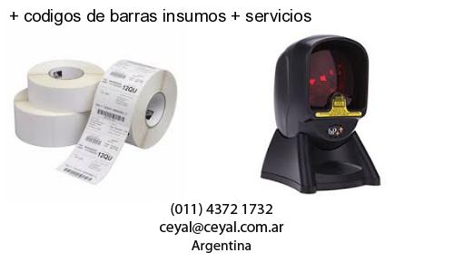 codigos de barras insumos servicios