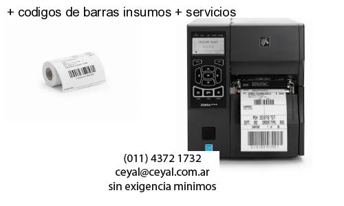 codigos de barras insumos servicios