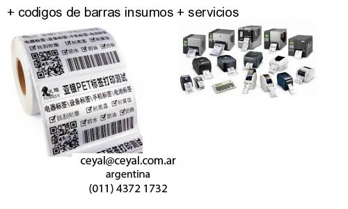   codigos de barras insumos   servicios