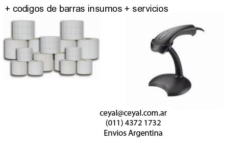   codigos de barras insumos   servicios