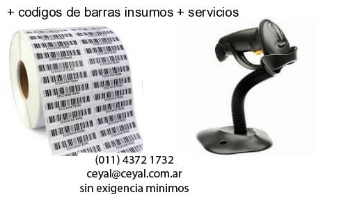   codigos de barras insumos   servicios