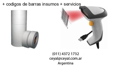 codigos de barras insumos servicios