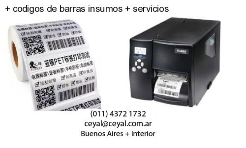   codigos de barras insumos   servicios