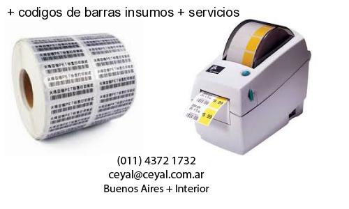   codigos de barras insumos   servicios