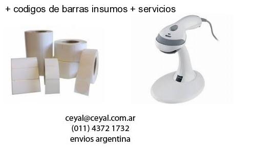   codigos de barras insumos   servicios