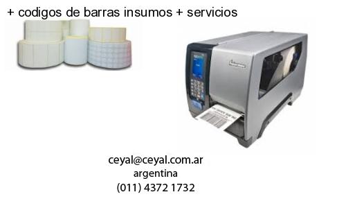 codigos de barras insumos servicios