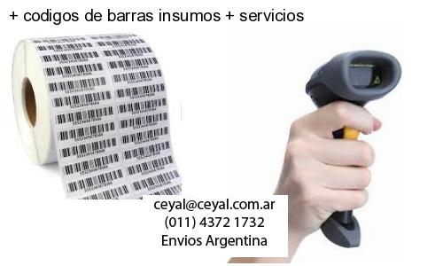   codigos de barras insumos   servicios