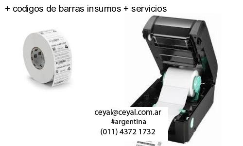 codigos de barras insumos servicios