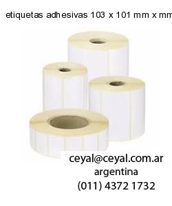 etiquetas adhesivas 103 x 101 mm x mm