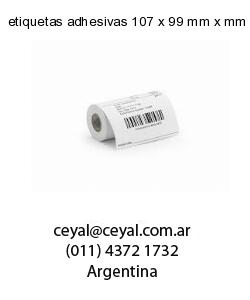etiquetas adhesivas 107 x 99 mm x mm