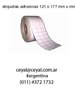 etiquetas adhesivas 121 x 177 mm x mm