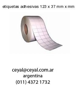 etiquetas adhesivas 123 x 37 mm x mm