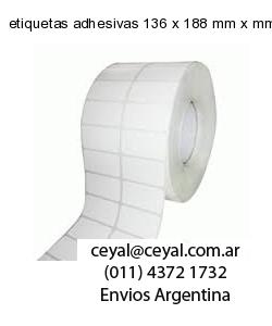 etiquetas adhesivas 136 x 188 mm x mm