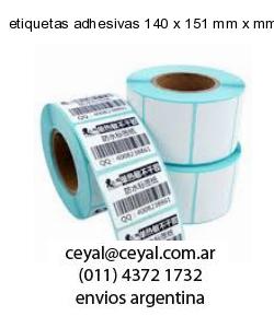 etiquetas adhesivas 140 x 151 mm x mm
