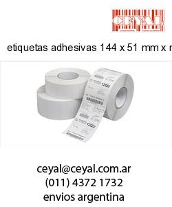 etiquetas adhesivas 144 x 51 mm x mm