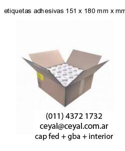 etiquetas adhesivas 151 x 180 mm x mm