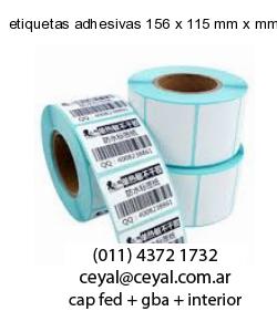 etiquetas adhesivas 156 x 115 mm x mm