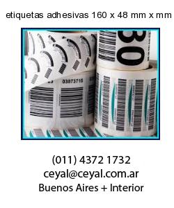 etiquetas adhesivas 160 x 48 mm x mm