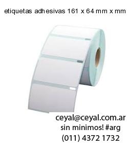 etiquetas adhesivas 161 x 64 mm x mm