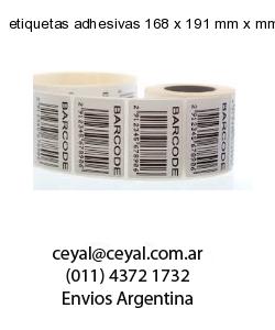 etiquetas adhesivas 168 x 191 mm x mm