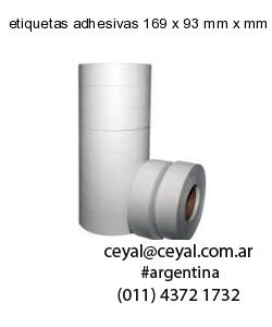 etiquetas adhesivas 169 x 93 mm x mm