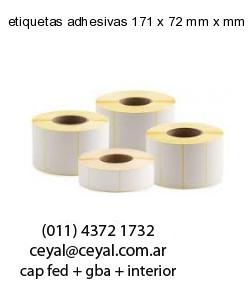 etiquetas adhesivas 171 x 72 mm x mm