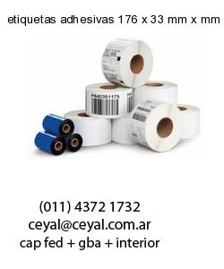 etiquetas adhesivas 176 x 33 mm x mm