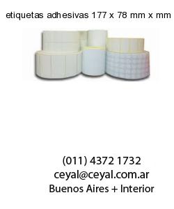 etiquetas adhesivas 177 x 78 mm x mm