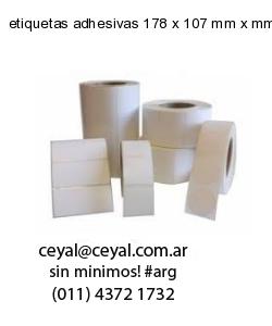 etiquetas adhesivas 178 x 107 mm x mm