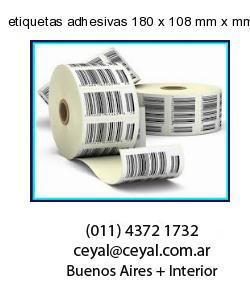 etiquetas adhesivas 180 x 108 mm x mm