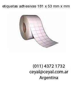 etiquetas adhesivas 181 x 53 mm x mm