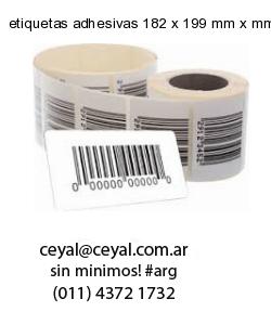 etiquetas adhesivas 182 x 199 mm x mm