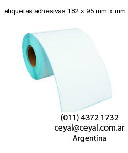 etiquetas adhesivas 182 x 95 mm x mm