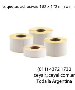 etiquetas adhesivas 183 x 173 mm x mm