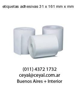 etiquetas adhesivas 31 x 161 mm x mm
